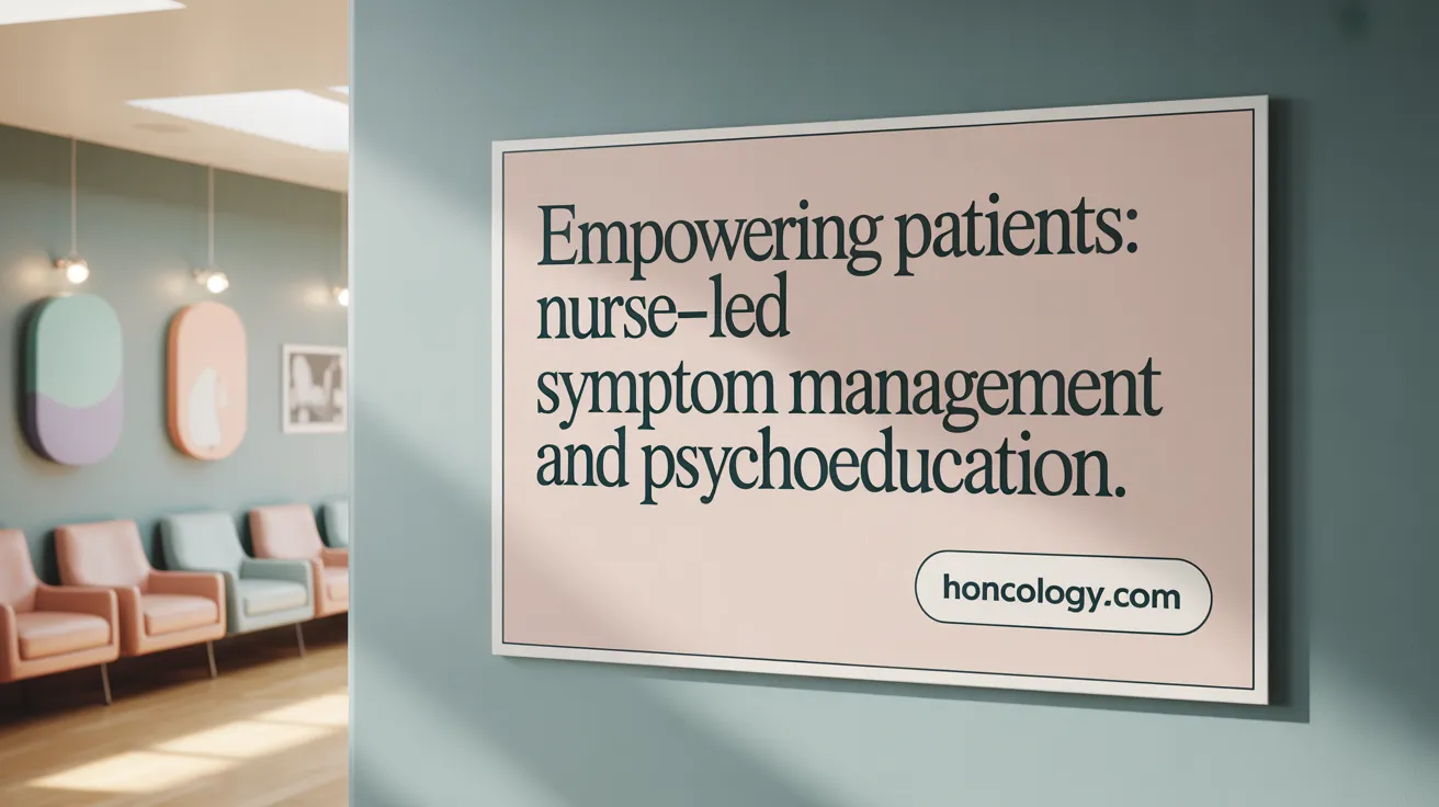 Empowering Patients: Nurse-Led Symptom Management and Psychoeducation