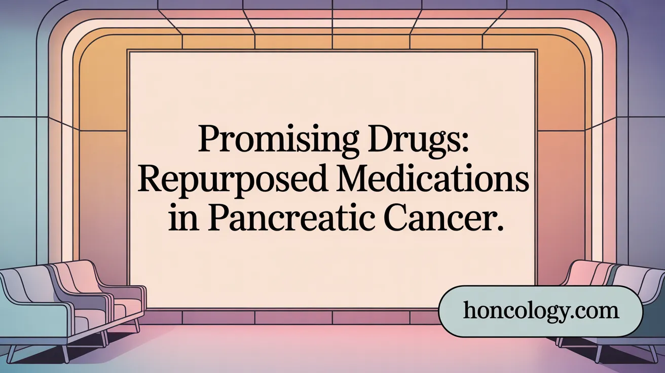 Promising Drugs: Repurposed Medications in Pancreatic Cancer