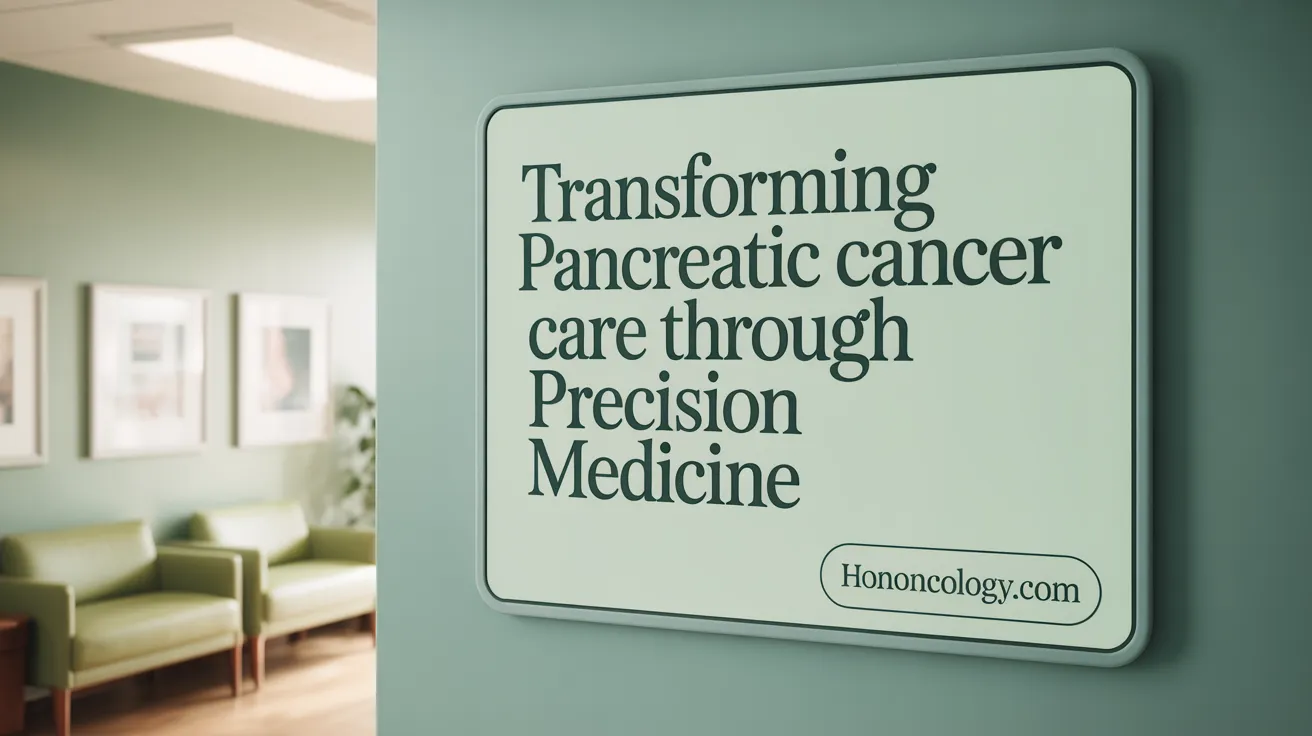 Transforming Pancreatic Cancer Care Through Precision Medicine