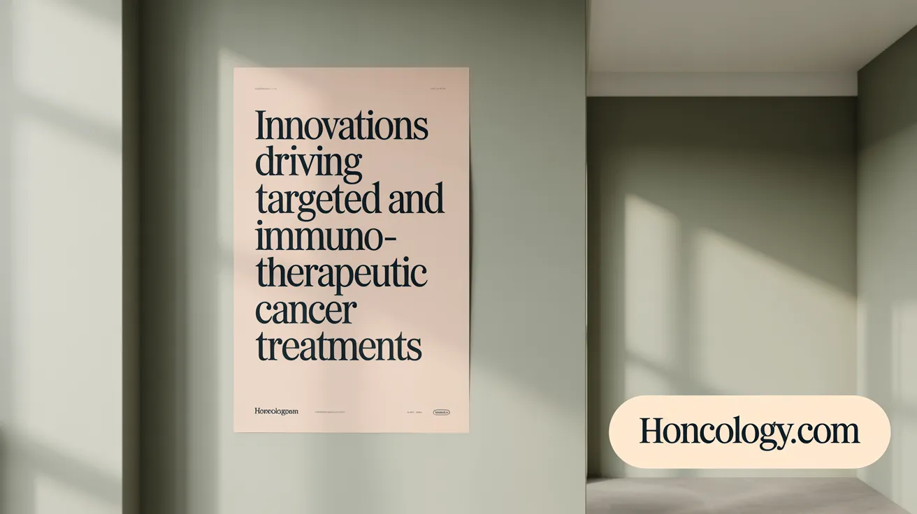 Innovations Driving Targeted and Immunotherapeutic Cancer Treatments