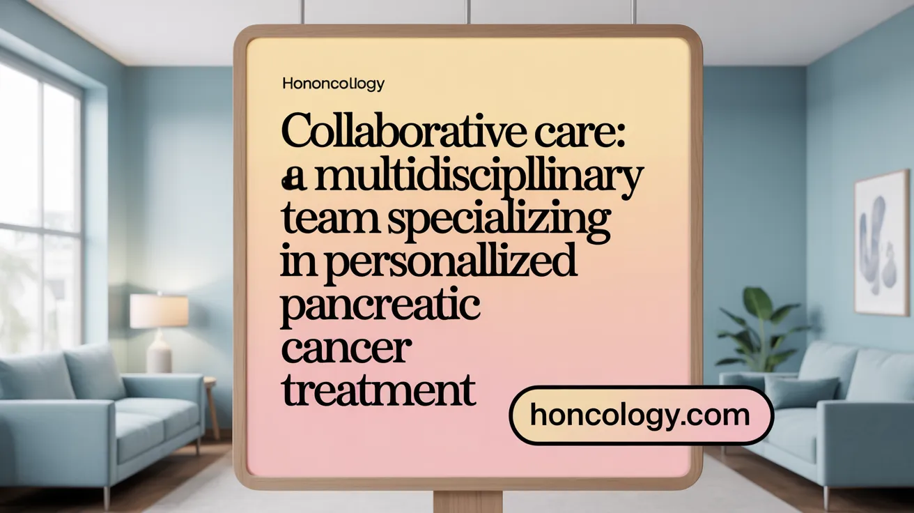 Collaborative Care: A Multidisciplinary Team Specializing in Personalized Pancreatic Cancer Treatment