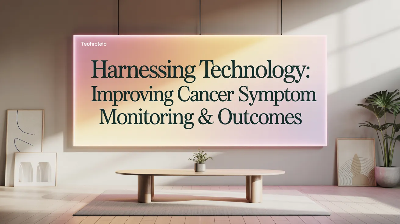 Harnessing Technology: Improving Cancer Symptom Monitoring &amp; Outcomes