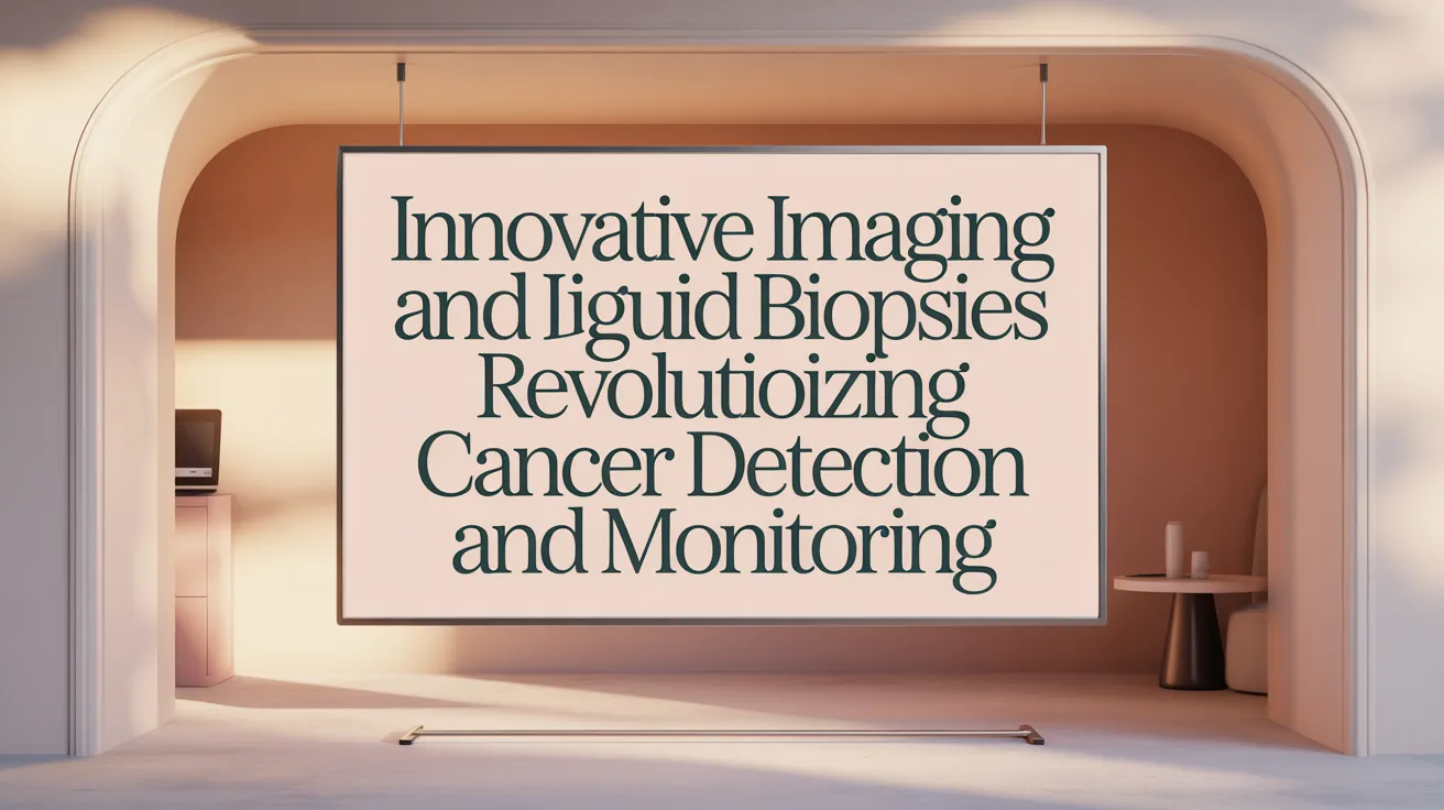Innovative imaging and liquid biopsies revolutionizing cancer detection and monitoring