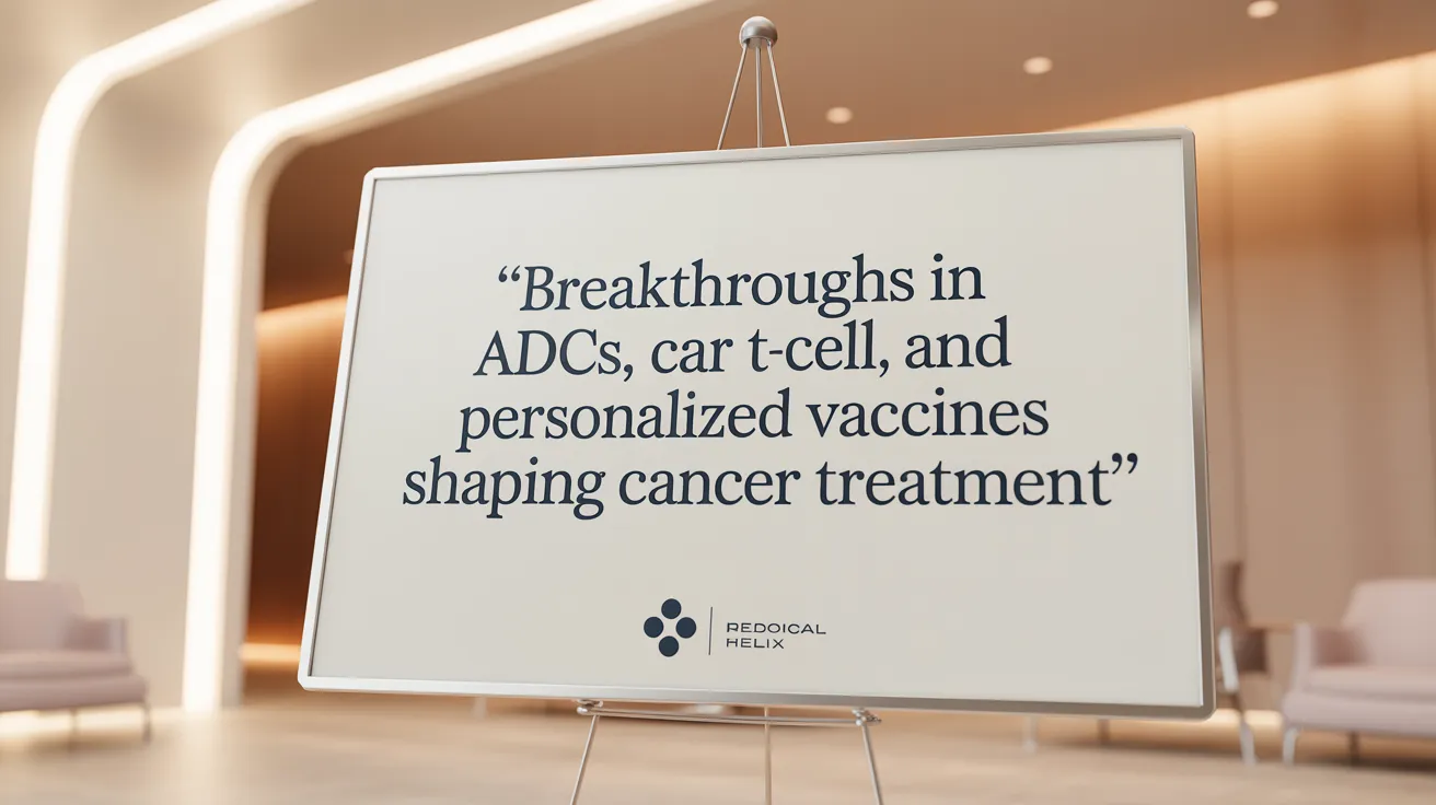 Breakthroughs in ADCs, CAR T-cell, and personalized vaccines shaping cancer treatment