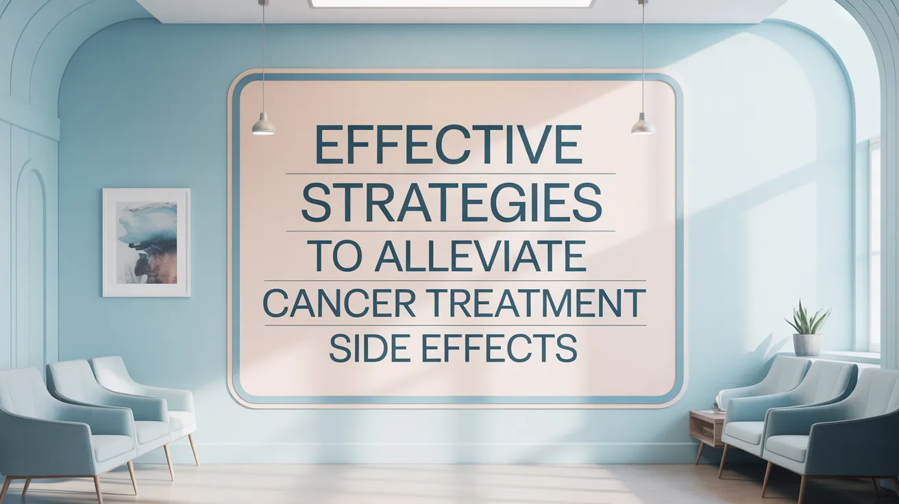 Effective Strategies to Alleviate Cancer Treatment Side Effects