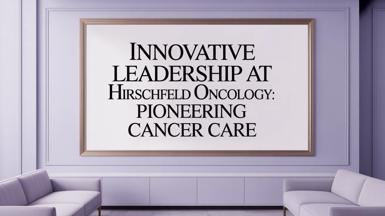 Innovative Leadership at Hirschfeld Oncology: Pioneering Cancer Care