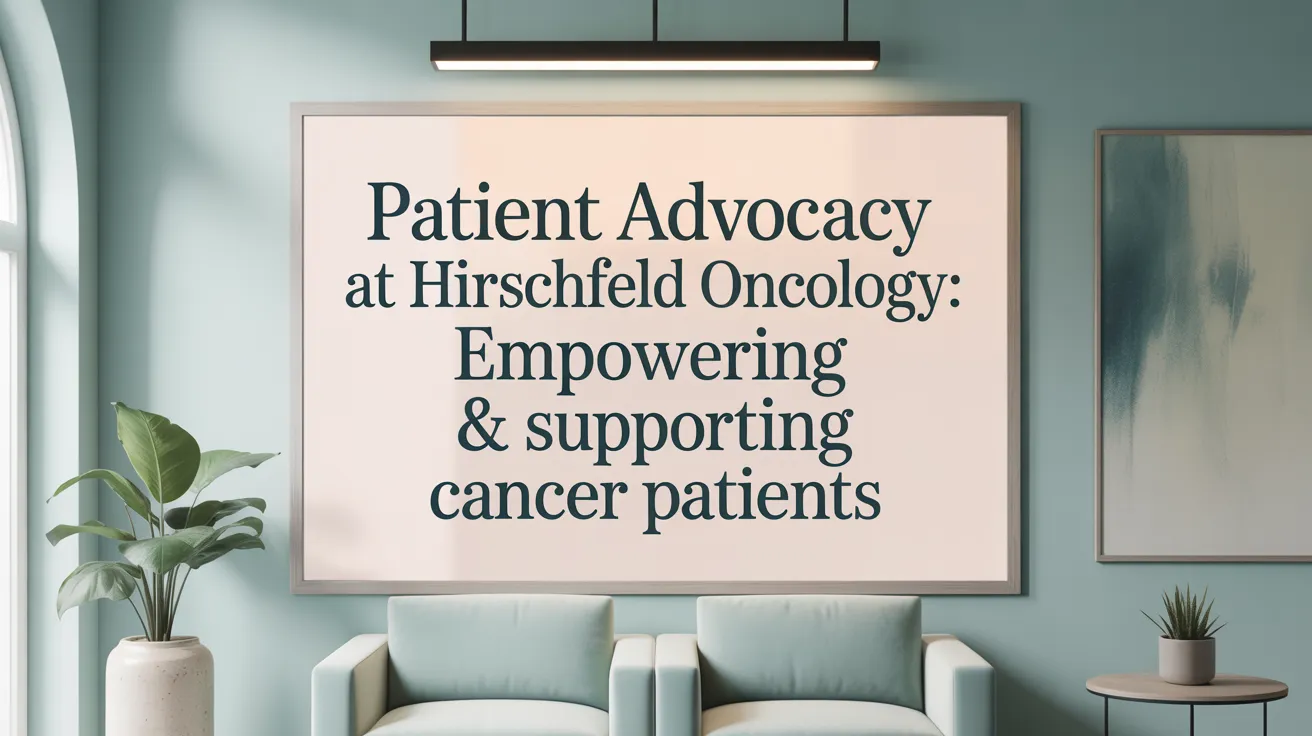 Patient Advocacy at Hirschfeld Oncology: Empowering &amp; Supporting Cancer Patients