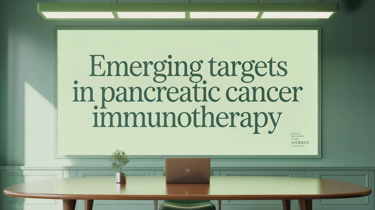 Emerging Targets in Pancreatic Cancer Immunotherapy