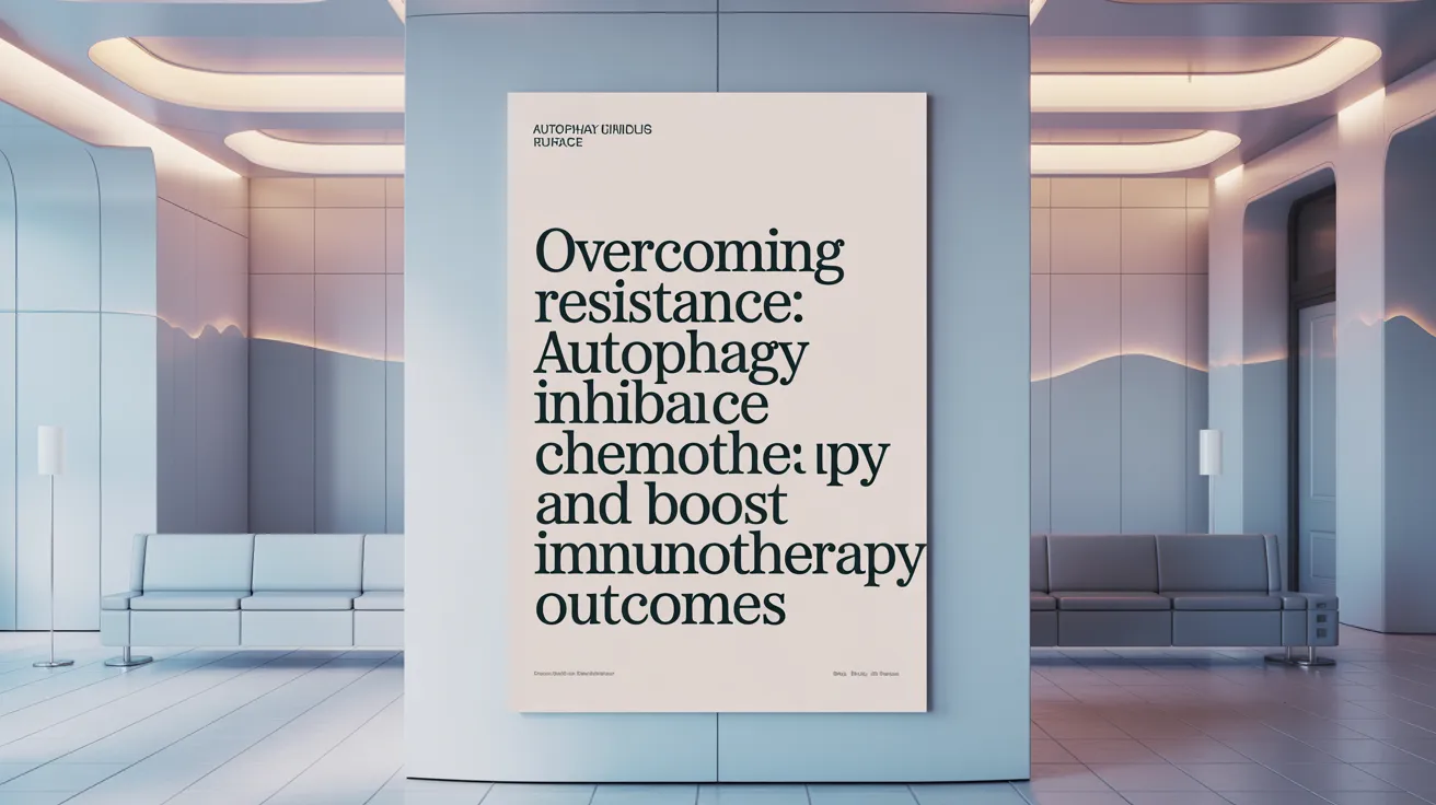 Overcoming Resistance: Autophagy Inhibitors Enhance Chemotherapy and Boost Immunotherapy Outcomes