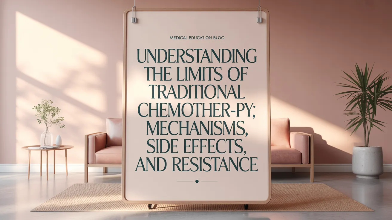 Understanding the Limits of Traditional Chemotherapy: Mechanisms, Side Effects, and Resistance