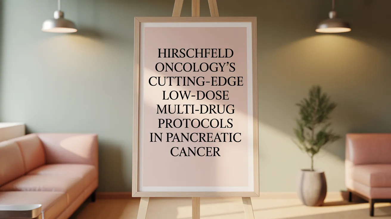 Hirschfeld Oncology's Cutting-Edge Low-Dose Multi-Drug Protocols in Pancreatic Cancer