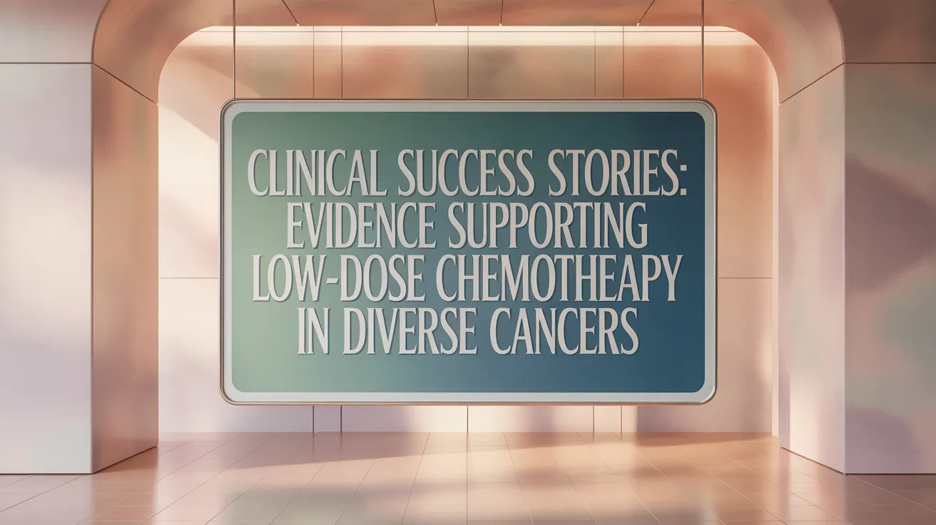 Clinical Success Stories: Evidence Supporting Low-Dose Chemotherapy in Diverse Cancers