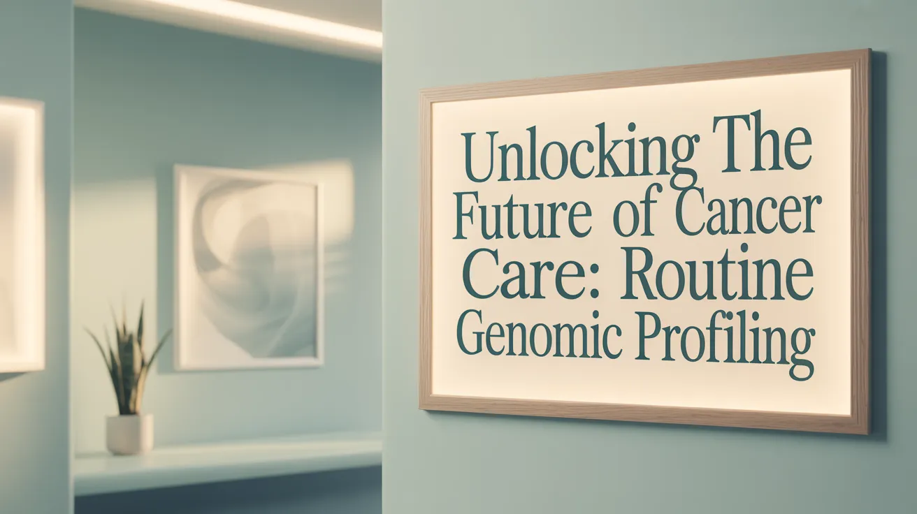 Unlocking the Future of Cancer Care: Routine Genomic Profiling