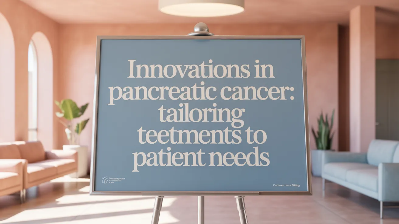 Innovations in Pancreatic Cancer: Tailoring Treatments to Patient Needs