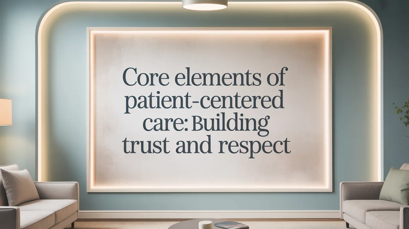 Core Elements of Patient-Centered Care: Building Trust and Respect