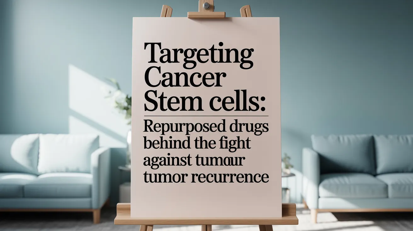 Targeting Cancer Stem Cells: Repurposed Drugs Behind the Fight Against Tumor Recurrence