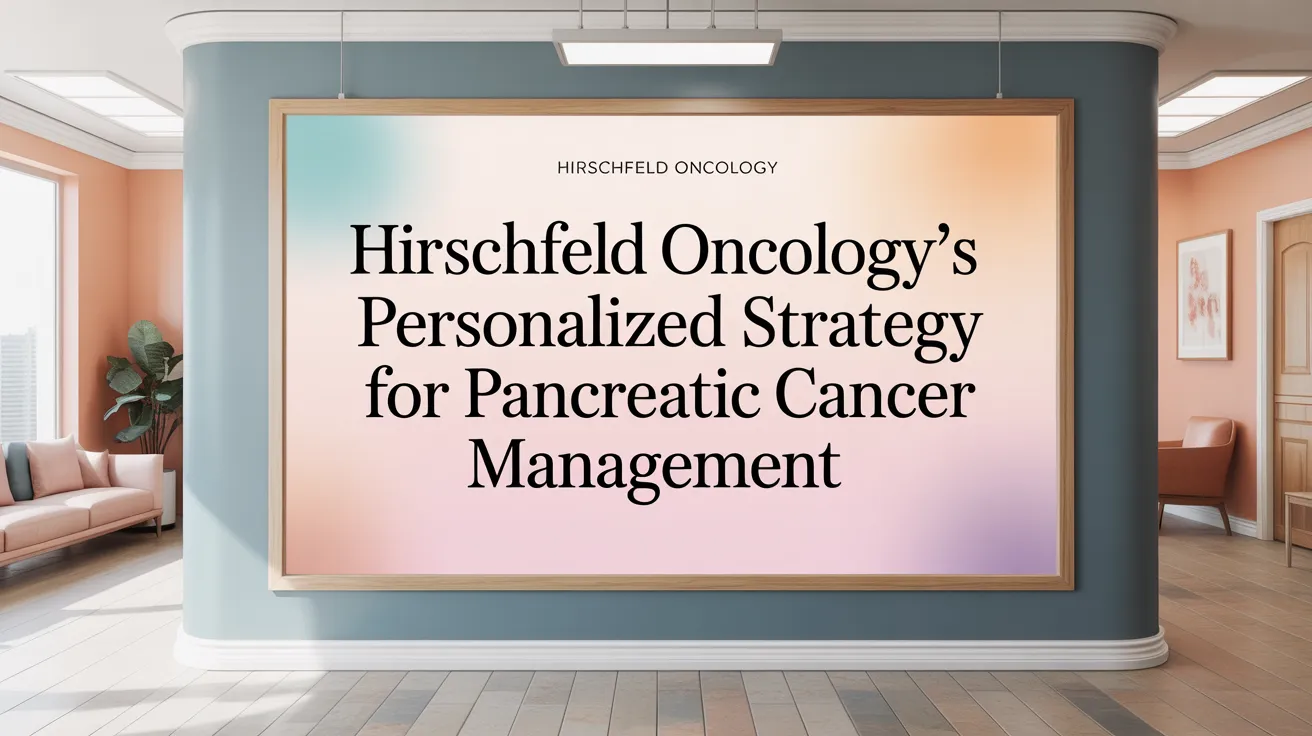 Hirschfeld Oncology's Personalized Strategy for Pancreatic Cancer Management