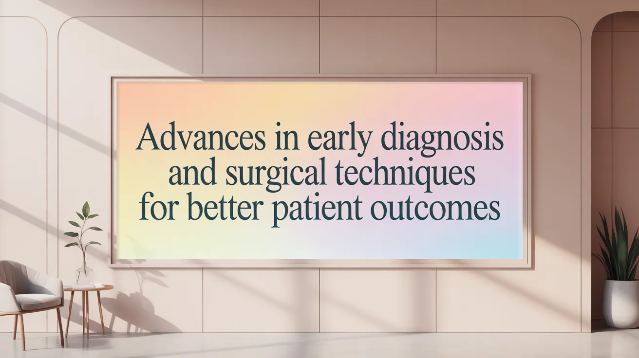 Advances in Early Diagnosis and Surgical Techniques for Better Patient Outcomes