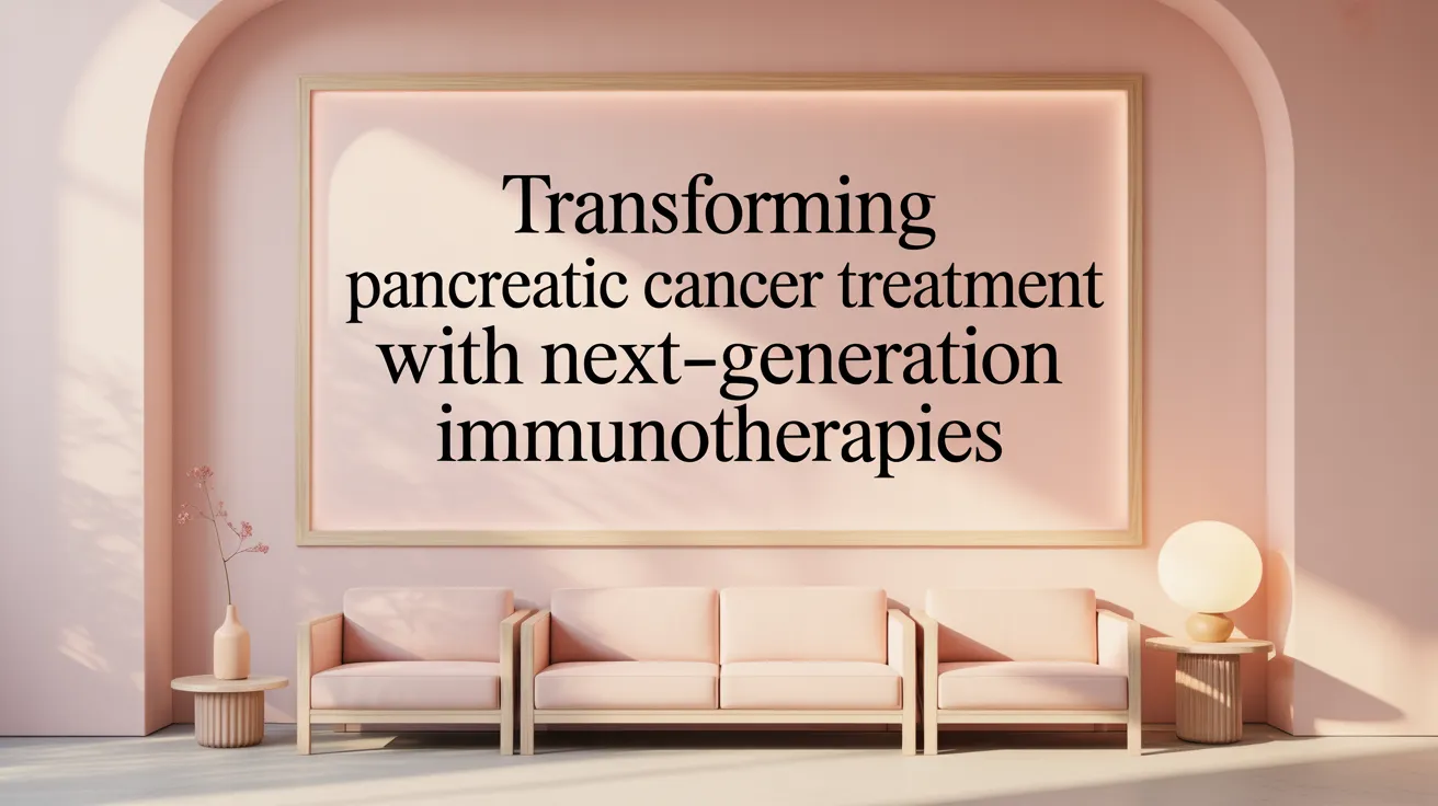 Transforming Pancreatic Cancer Treatment with Next-Generation Immunotherapies