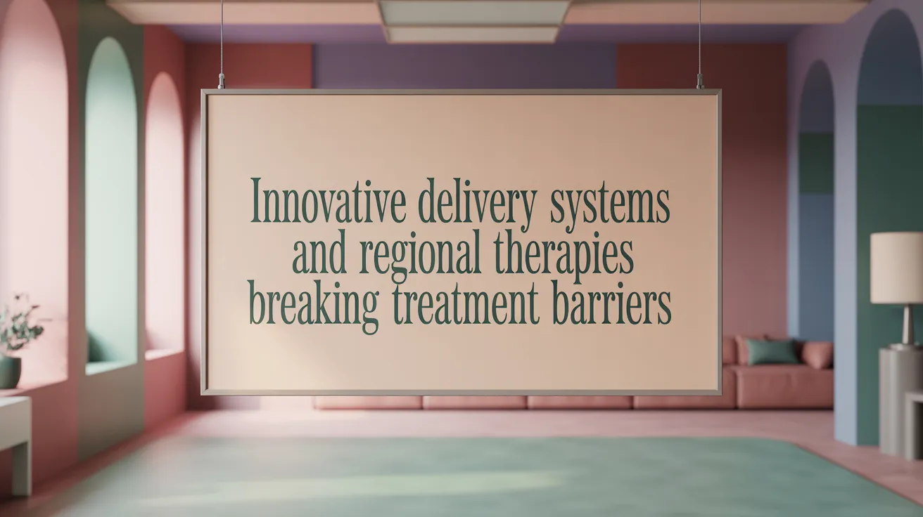 Innovative Delivery Systems and Regional Therapies Breaking Treatment Barriers