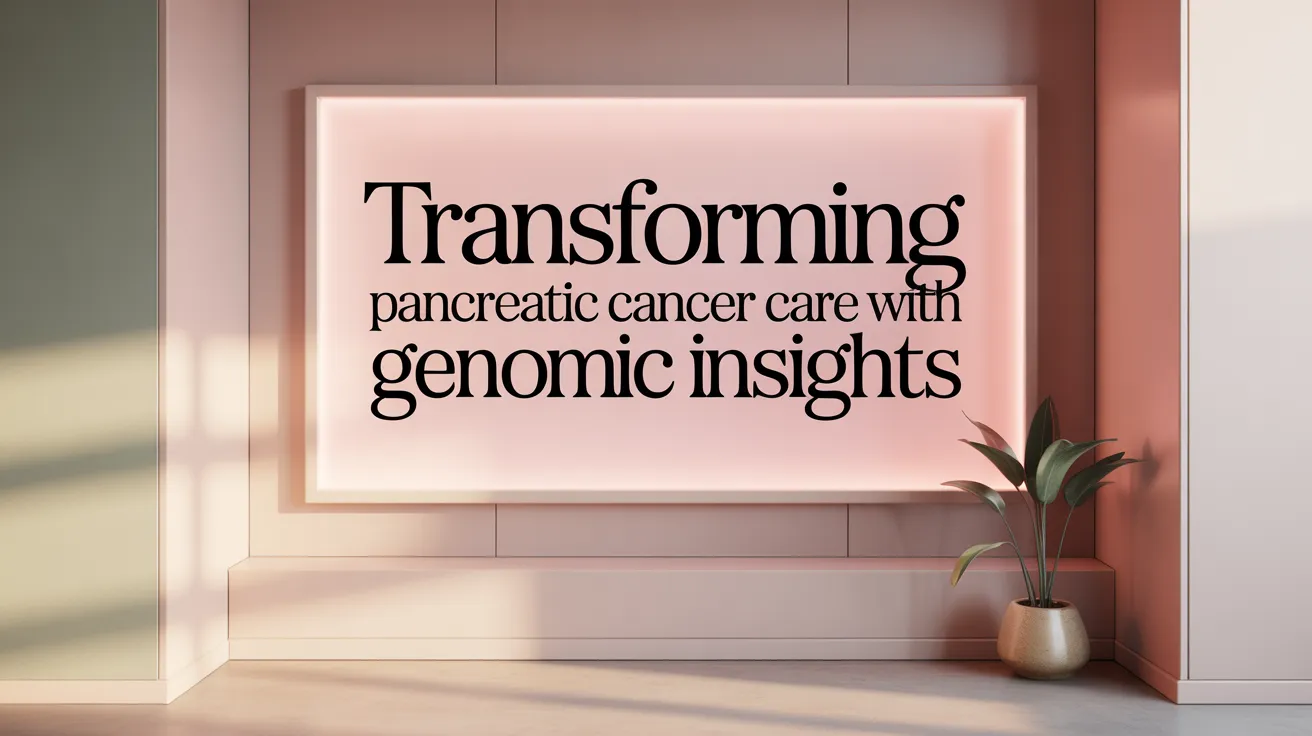 Transforming Pancreatic Cancer Care with Genomic Insights