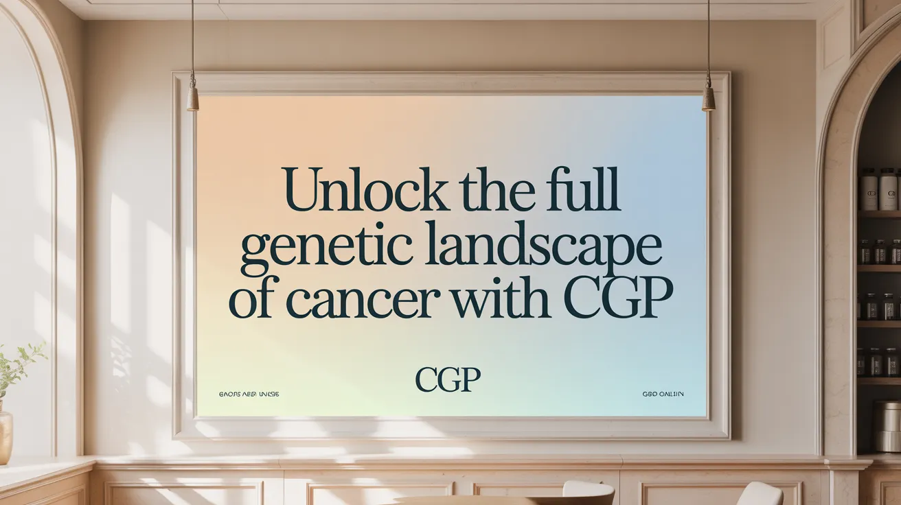 Unlock the Full Genetic Landscape of Cancer with CGP