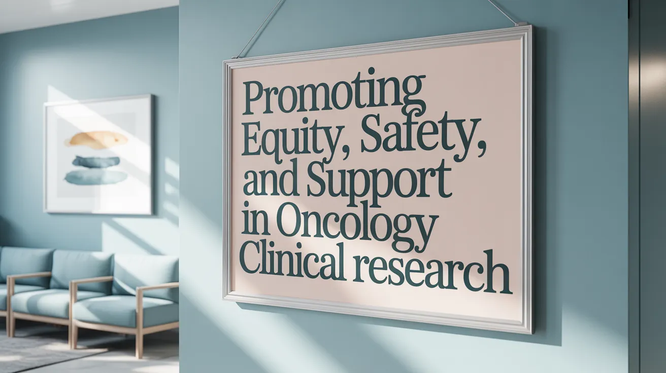 Promoting Equity, Safety, and Support in Oncology Clinical Research