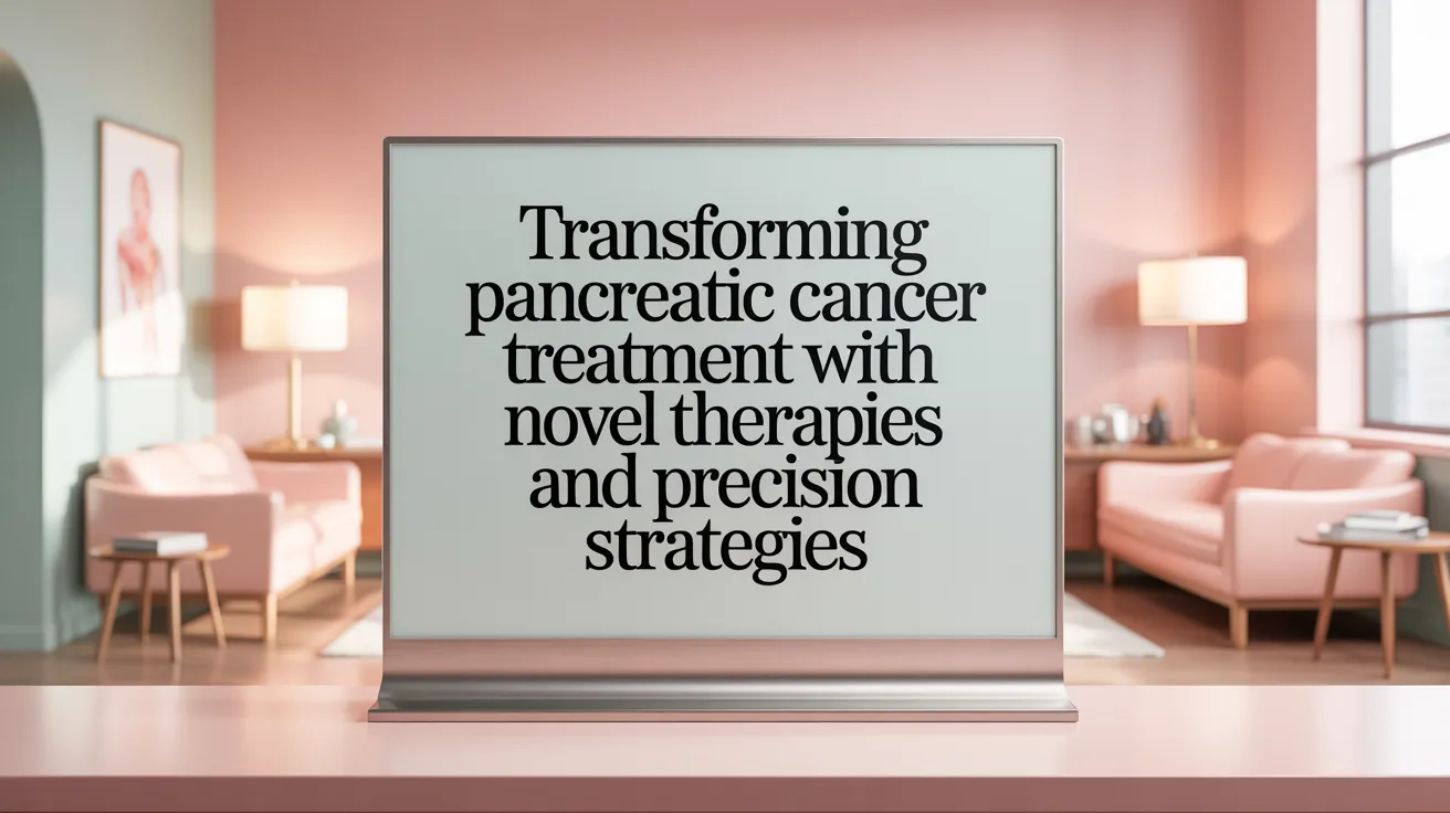Transforming Pancreatic Cancer Treatment with Novel Therapies and Precision Strategies