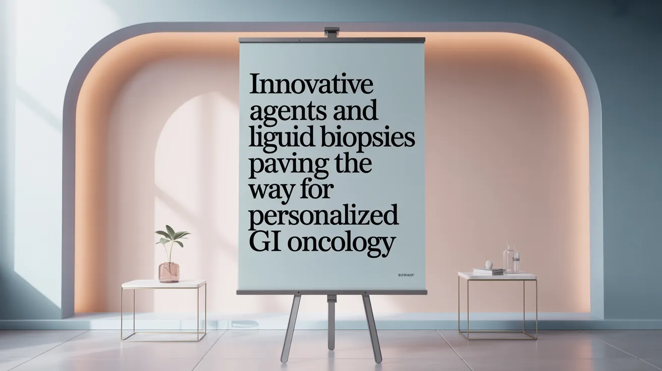 Innovative Agents and Liquid Biopsies Paving the Way for Personalized GI Oncology