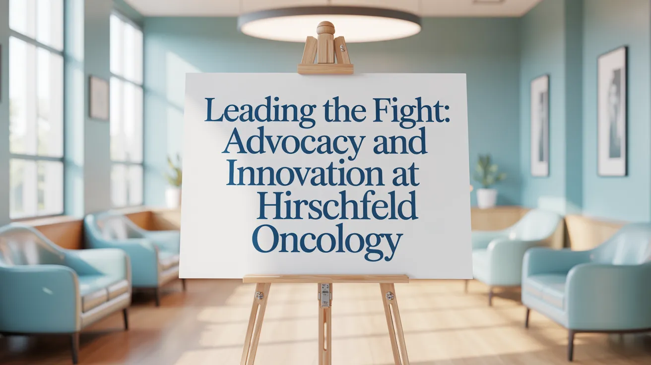 Leading the Fight: Advocacy and Innovation at Hirschfeld Oncology