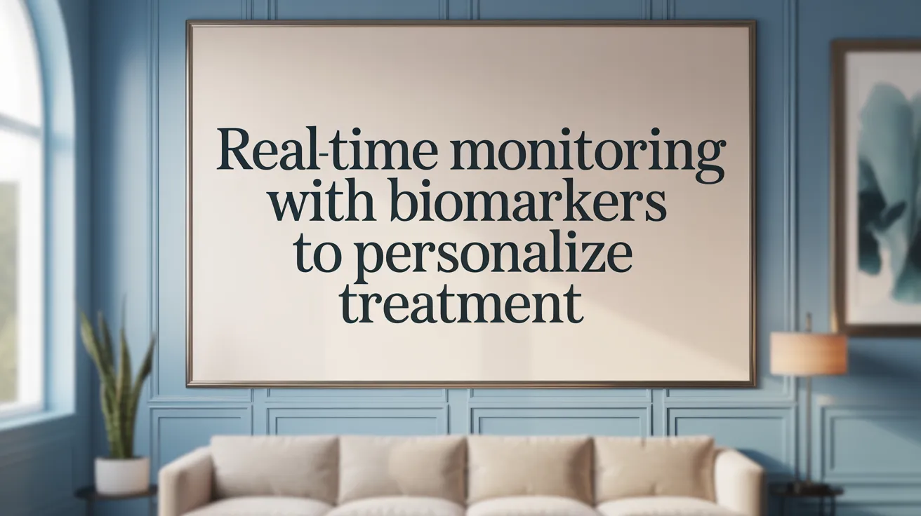 Real-Time Monitoring with Biomarkers to Personalize Treatment