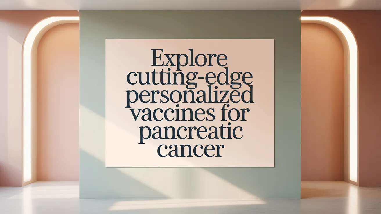 Explore Cutting-Edge Personalized Vaccines for Pancreatic Cancer