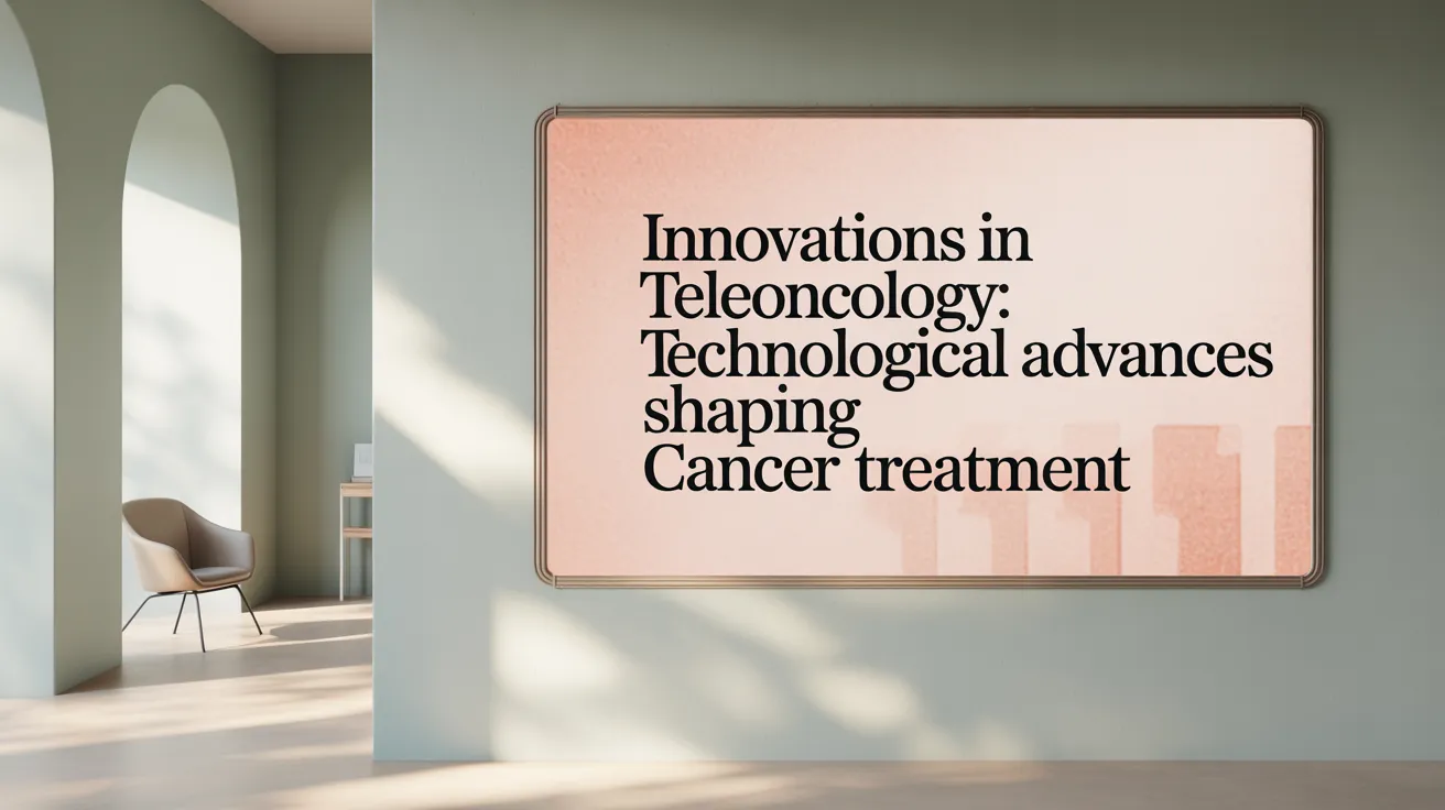 Innovations in Teleoncology: Technological Advances Shaping Cancer Treatment