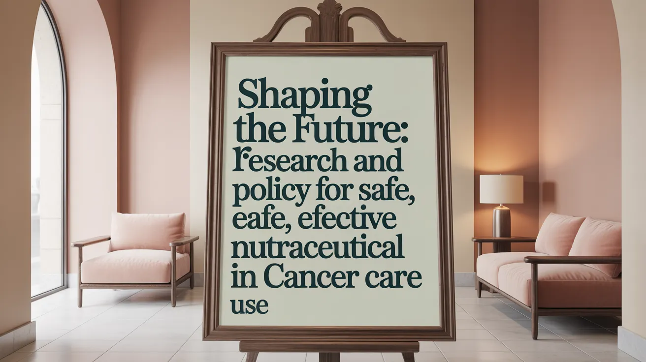 Shaping the Future: Research and Policy for Safe, Effective Nutraceutical Use in Cancer Care