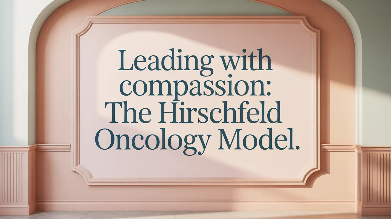 Leading with Compassion: The Hirschfeld Oncology Model