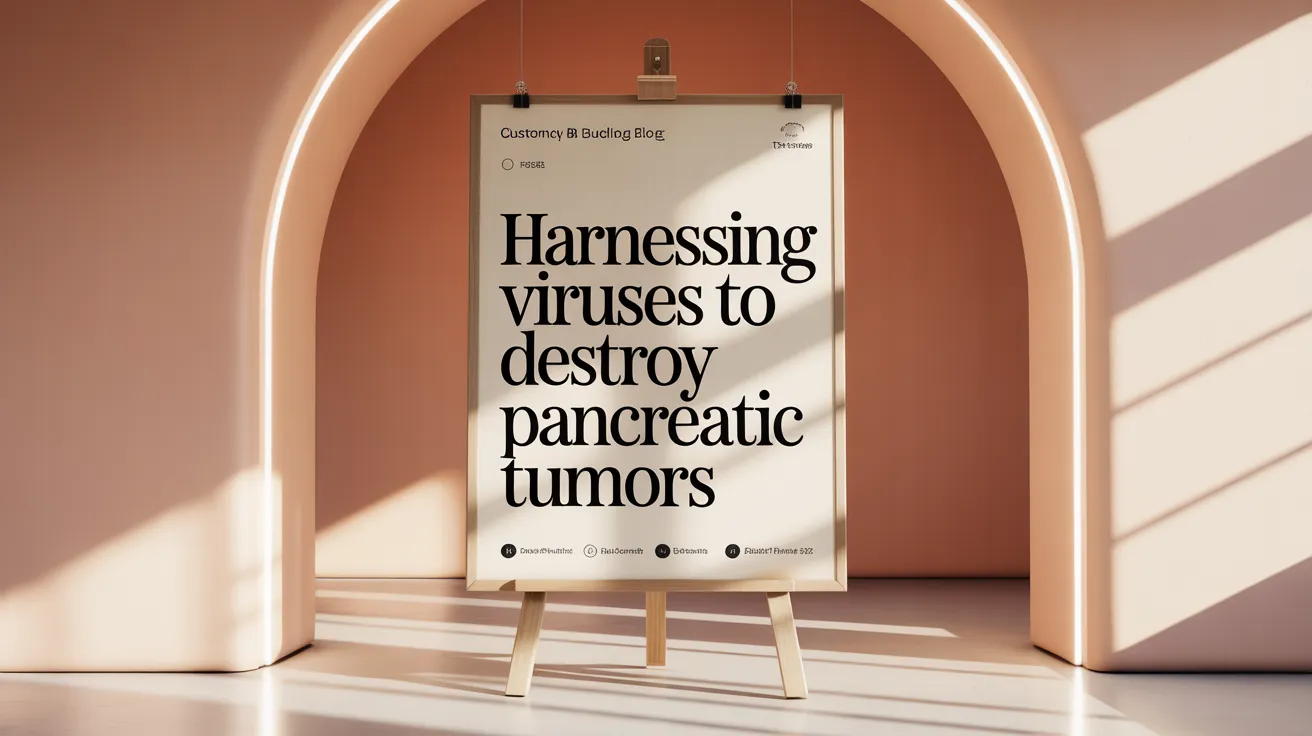 Harnessing Viruses to Destroy Pancreatic Tumors