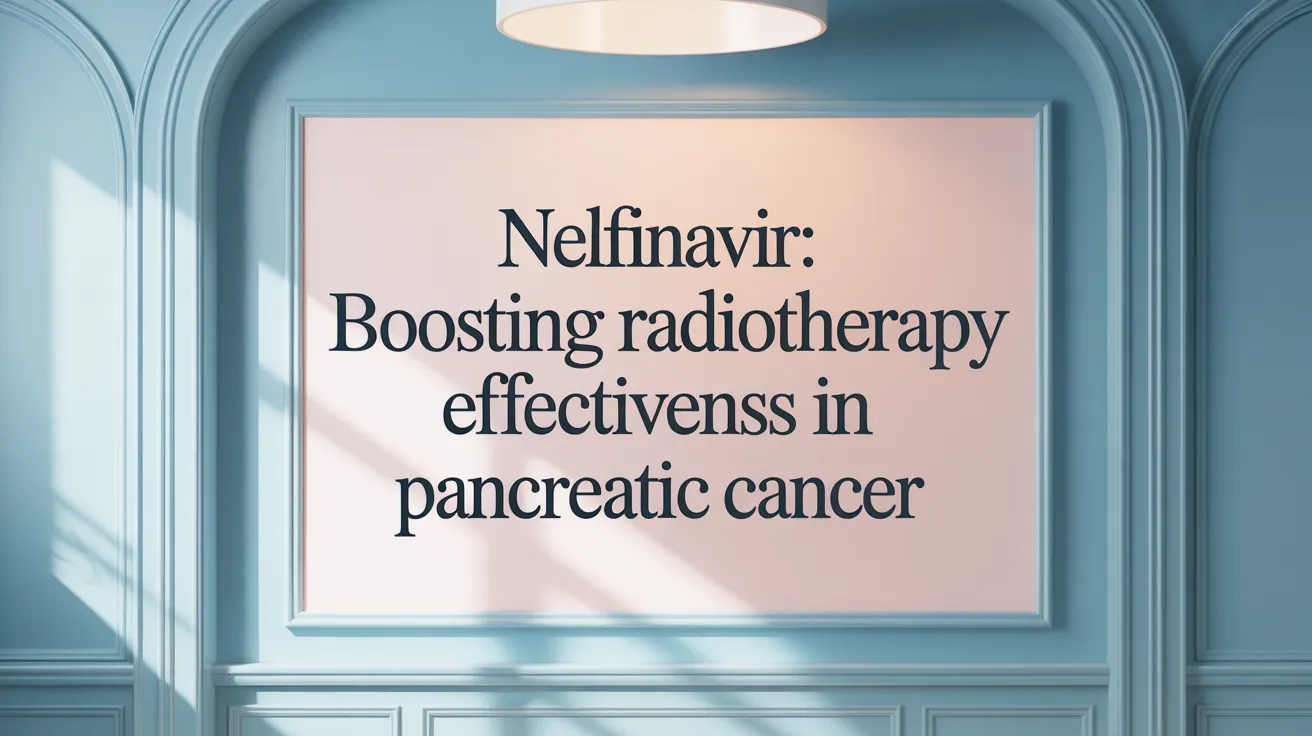Nelfinavir: Boosting Radiotherapy Effectiveness in Pancreatic Cancer