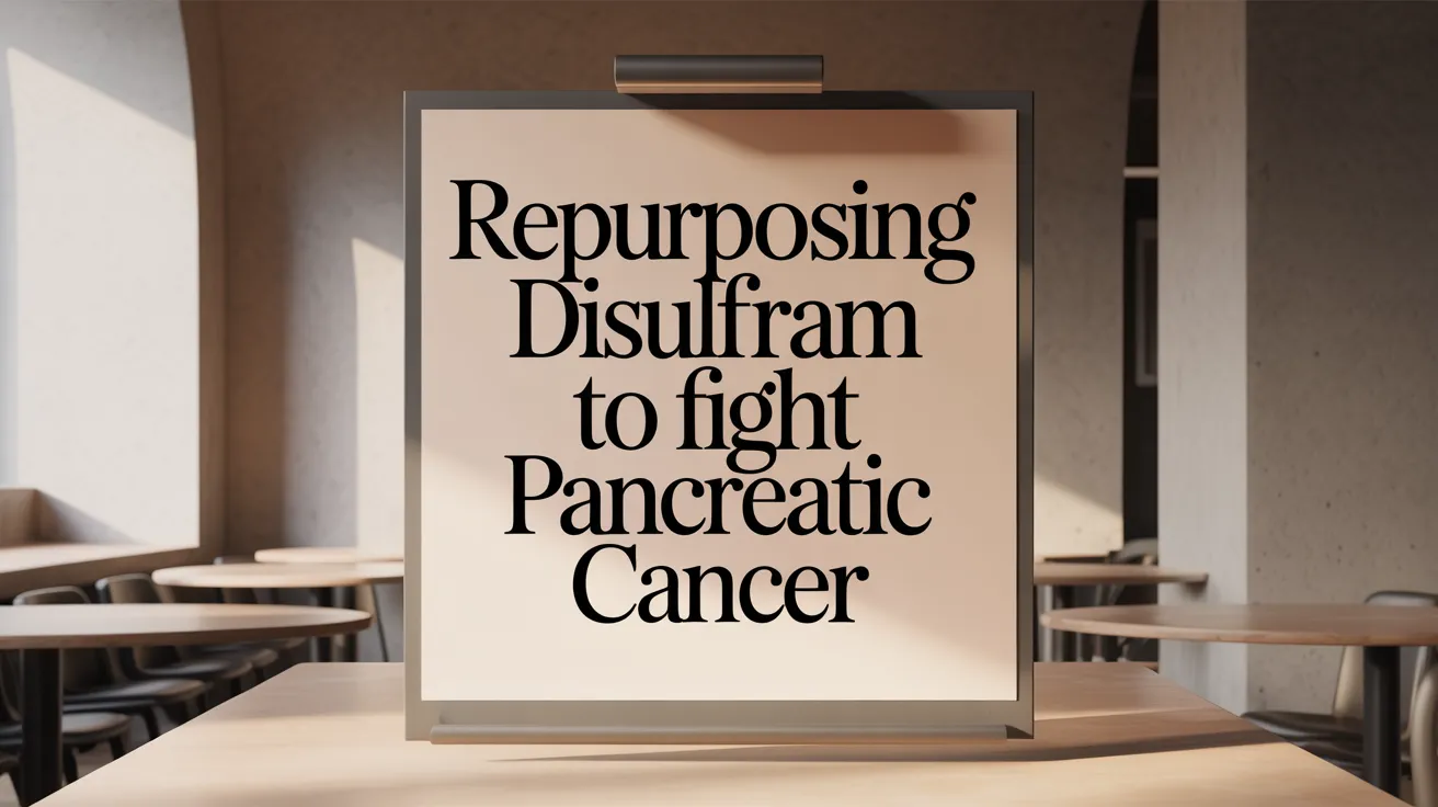 Repurposing Disulfiram to Fight Pancreatic Cancer