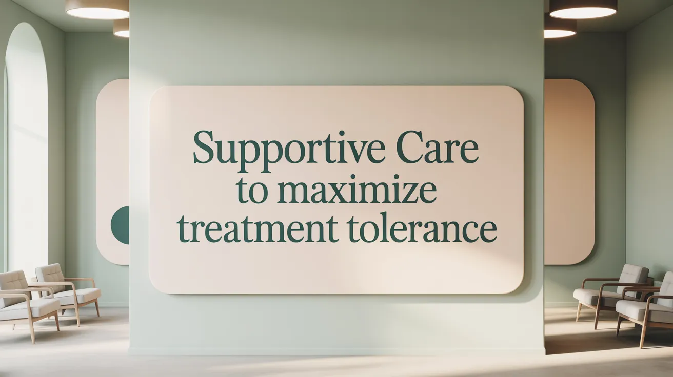 Supportive Care to Maximize Treatment Tolerance