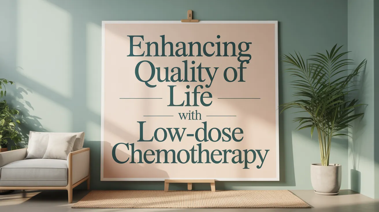 Enhancing Quality of Life with Low-Dose Chemotherapy