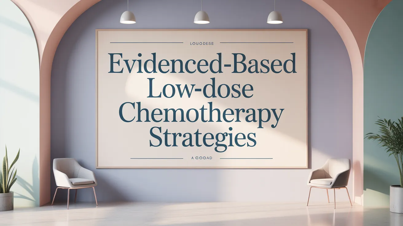 Evidenced-Based Low-Dose Chemotherapy Strategies