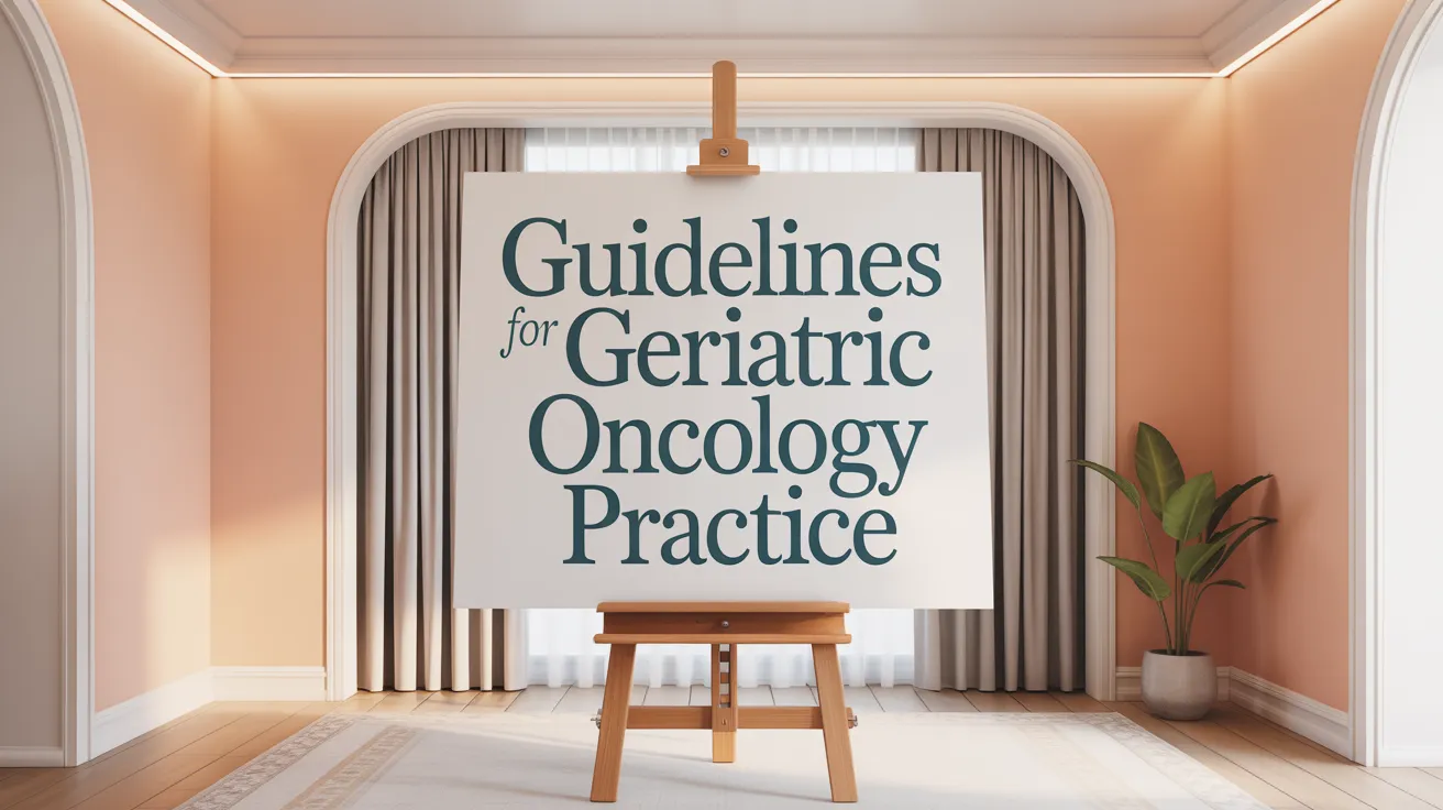 Guidelines for Geriatric Oncology Practice