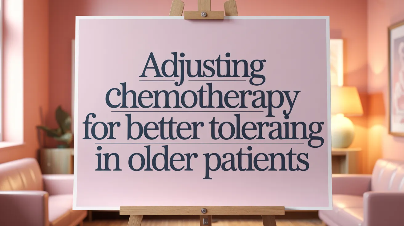 Adjusting Chemotherapy for Better Tolerance in Older Patients