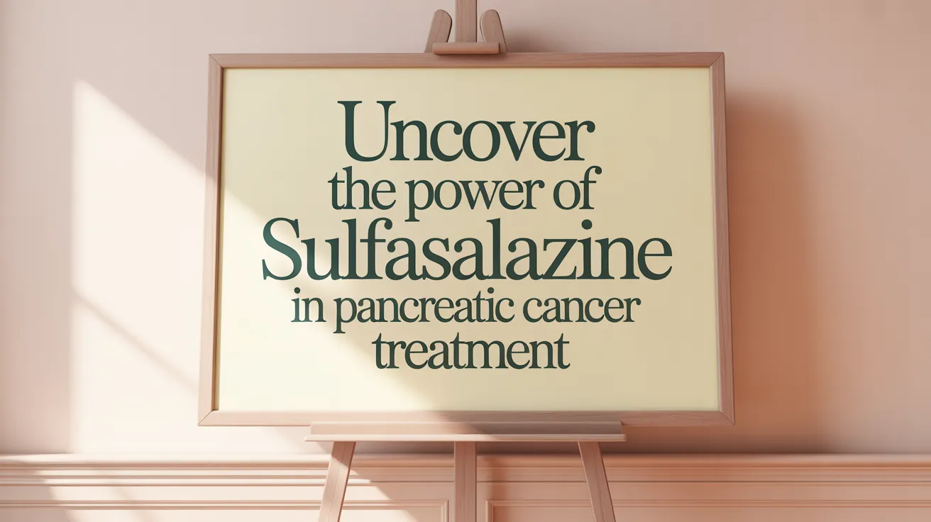 Uncover the Power of Sulfasalazine in Pancreatic Cancer Treatment