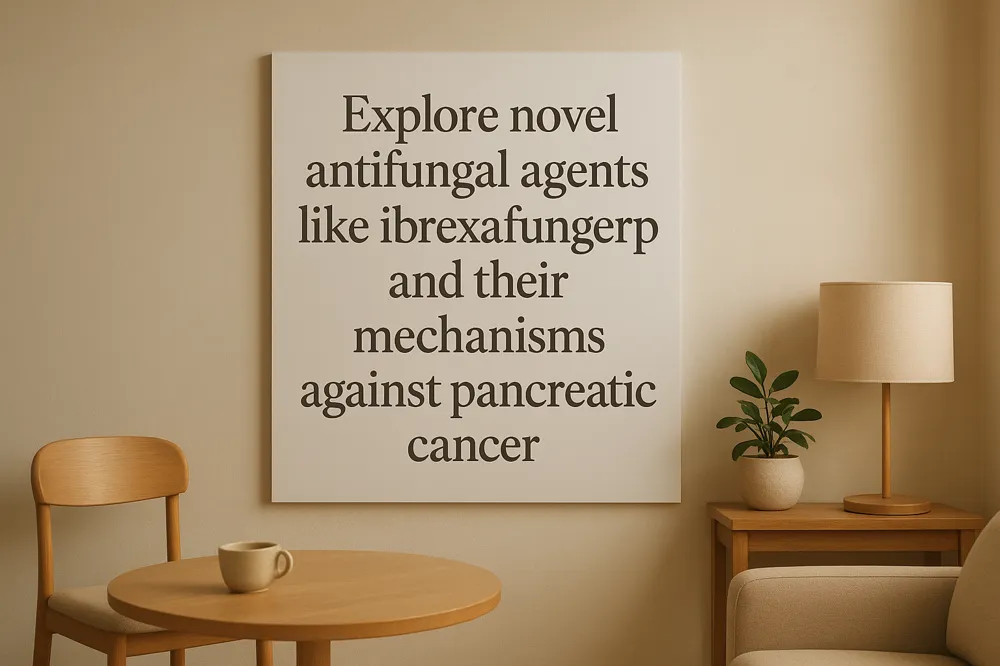 Explore novel antifungal agents like ibrexafungerp and their mechanisms against pancreatic cancer