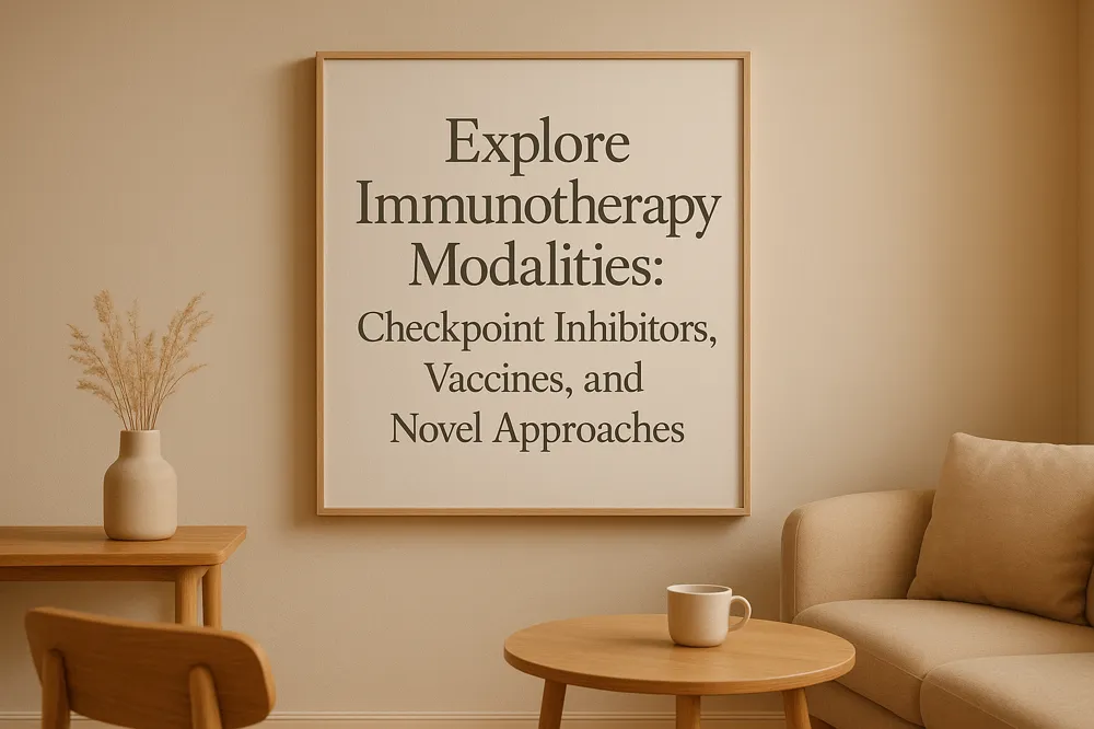 Explore Immunotherapy Modalities: Checkpoint Inhibitors, Vaccines, and Novel Approaches