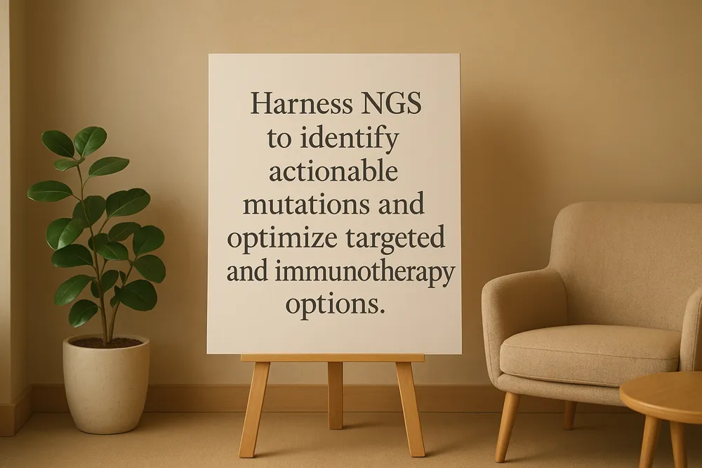 Harness NGS to identify actionable mutations and optimize targeted and immunotherapy options.