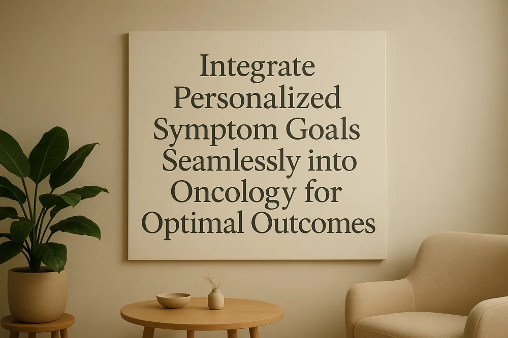 Integrate Personalized Symptom Goals Seamlessly into Oncology for Optimal Outcomes