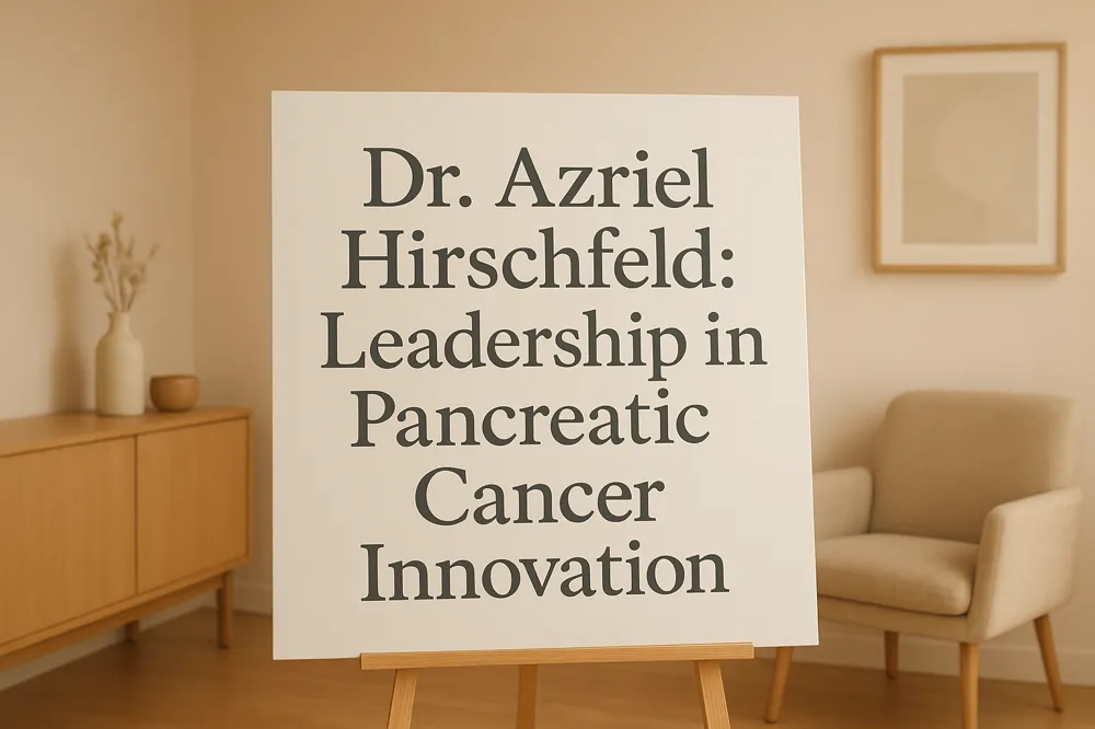 Dr. Azriel Hirschfeld: Leadership in Pancreatic Cancer Innovation