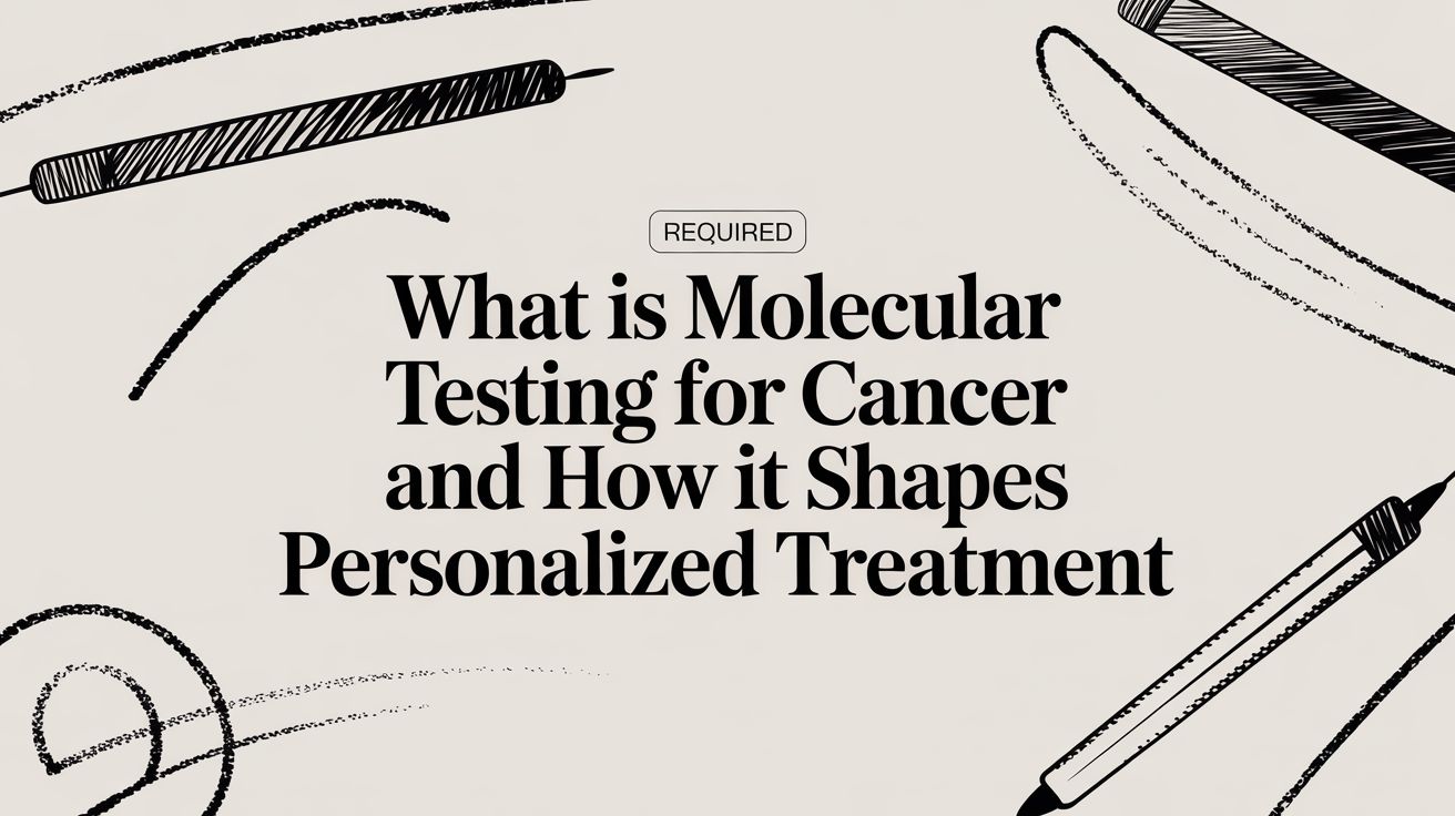 What is molecular testing for cancer and how it shapes personalized treatment